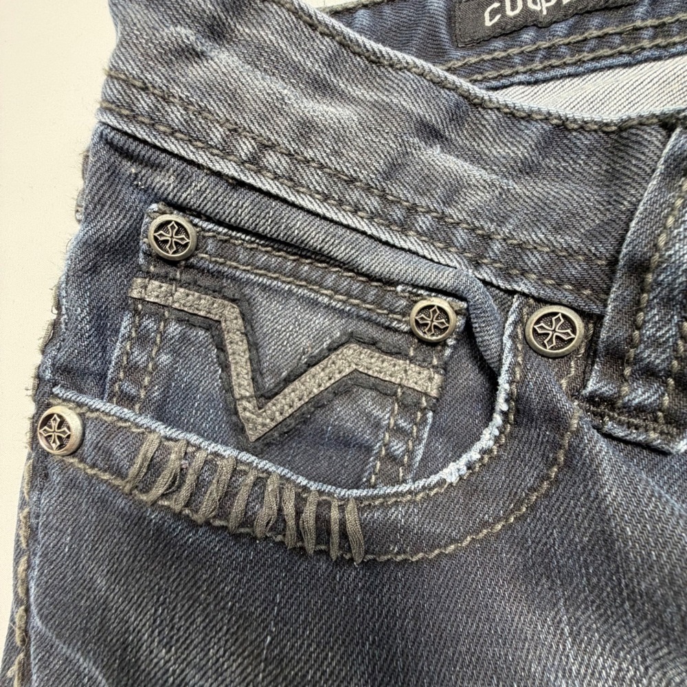 Affliction Cooper Jeans 33 Regular Buckle Exclusive Dark Wash Y2K - Picture 9 of 11